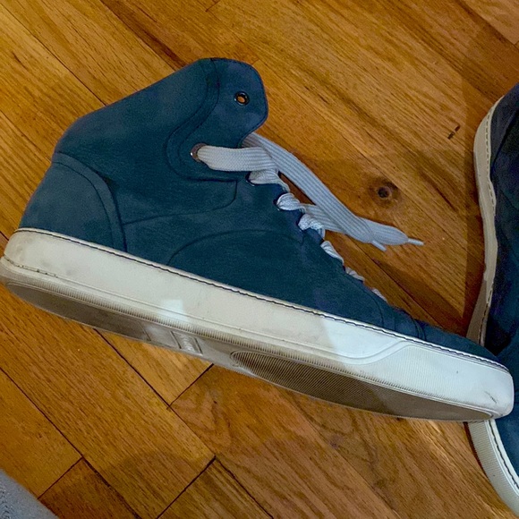 Lanvin size 10 italian high top sneakers! - Picture 2 of 4